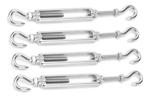 Kit De Herrajes De Acero Inoxidable Con Tensor De Gancho A G