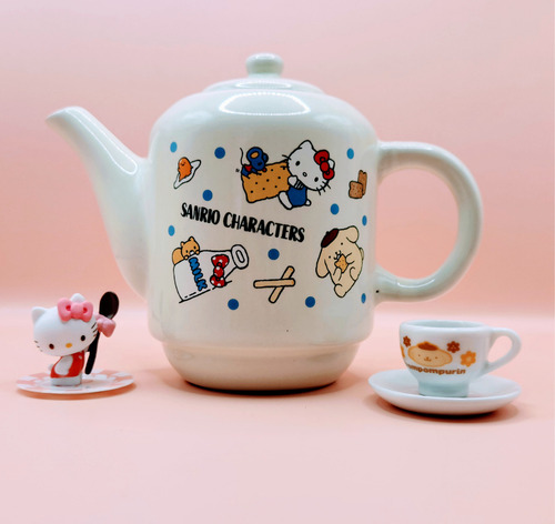 Tetera Hello Kitty & Pompompurin Sanrio