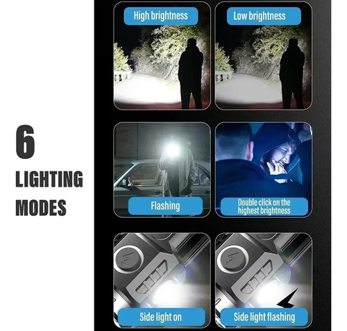 Linterna Superbrillante De 4 Led Con Clip Para Bolígrafo E I