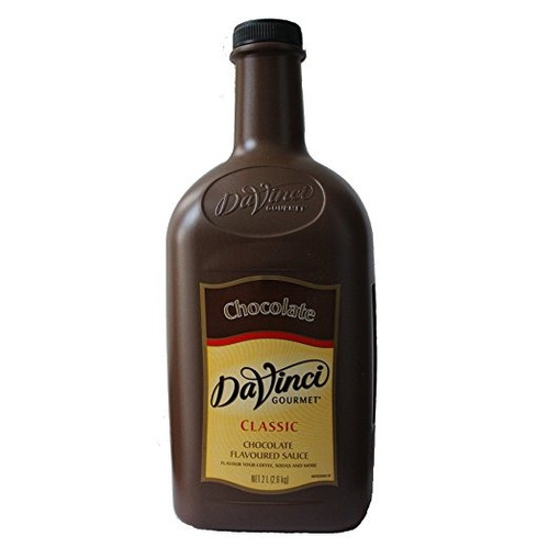 Davinci Gourmet Salsa De Chocolate, 1/2 Galón (plastic Jug)