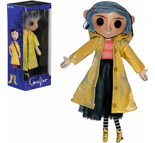 Neca Muñeca Coraline Ojos De Boton 25cm Original