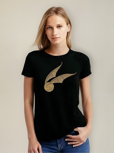 Playera Harry Potter Snitch Dorada