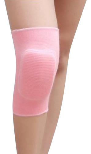 Algodón Niños Danza Rodilleras Yoga Ejercicio Voleibol Color Rosa Talla G