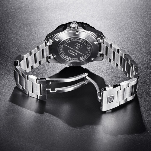 Relógio Pulseira De Aço Automático Pagani Design Pd 1636