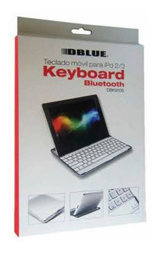 Imagen 3 de 4 de Funda Con Teclado Para iPad 2/3 Bluetooth Dbk910s Merel