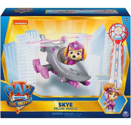 Vehículo Paw Patrol Skye Deluxe Transformer.