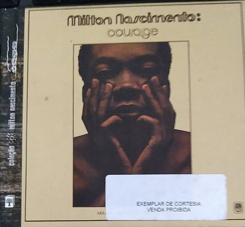 Cd Book Milton Nascimento Courage (Usado)
