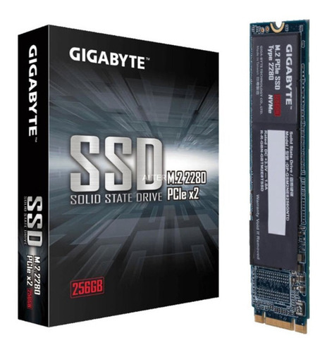 Imagen 5 de 5 de Disco Ssd Interno Gigabyte 256gb M.2 Pcie Nvme 2280