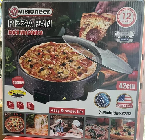 Pizzera Electrica Paellera Horno De Roca Volcanica