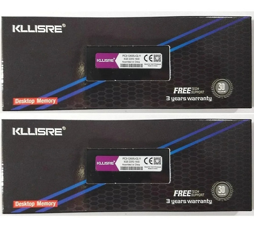 Memória Gamer Kllisre Ddr3 16gb/1600mhz Pc-12800 100% Testa