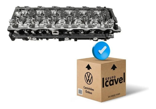 Cabeçote Completo Vw 24/26-280 Motor Man D08 07w103351c