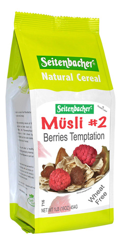 Cereal Natural Musli Berries Temptation 453 G 2 Piezas