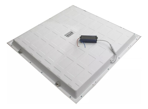 Pack X 10 Panel Led De Embutir Cuadrado 60x60 48w Etheos Luz Fria Con Ganchos De Suspension Color De La Luz Blanco Frio 60 X 60 Cm