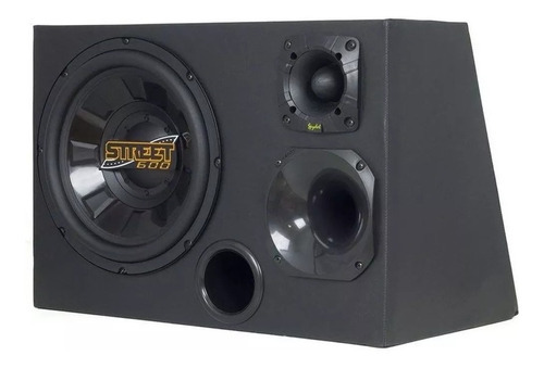 Caixa Som Trio Automotivo Completa Subwoofer 12 Pol 150wrms