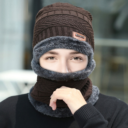 Bufandas Térmicas De Felpa Para Invierno, Gorra De Lana Para