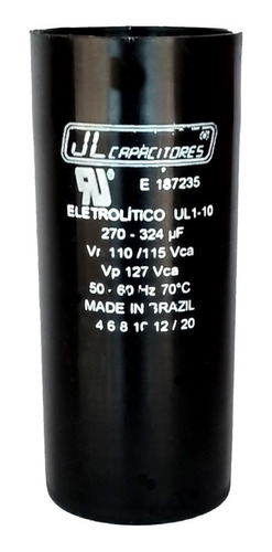 Capacitor Eletrolítico 270-324uf 110v Jl