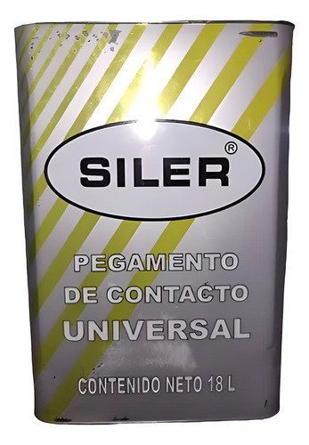 Pegamento De Contacto Siler Plata 18lt