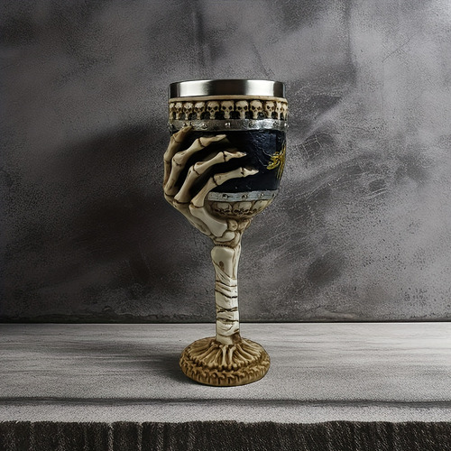 1pc, Copa De Mano De Calavera Creativa, Copa De Vino De