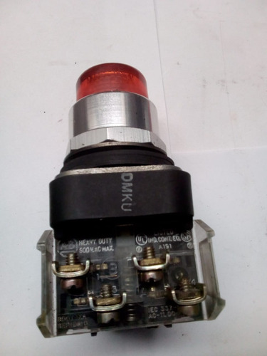 Allen Bradley 800t-ptl16a Pulsador Iluminado 30 Mm Ambar (Usado)