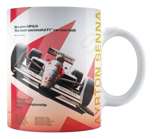 comprar Taza Fierrera - Ayrton Senna #28 | World F1 Champion Edition