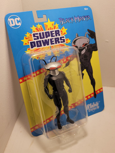 Blackmanta-traje Negro-dc Super Powers -mc Farlane Toys (Usado)