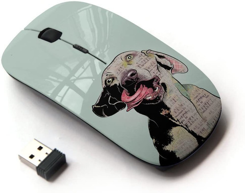 Mouse Koolmouse, Inalambrico Optico/estampe Perro/usb 2.0