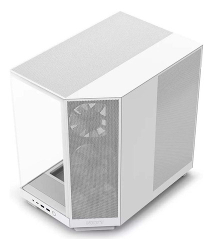 Gabinete Gamer Nzxt H6 Flow Rgb Mid Tower Compacto Branco