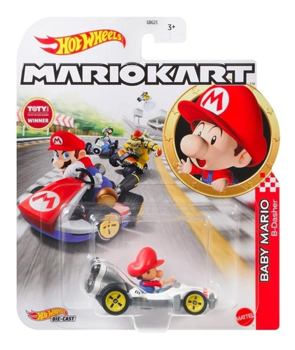 Hot Wheels Mario Kart Baby Mario B-dasher Miniatura 1/64