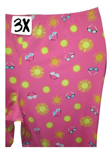 Pantalon Pijama Rosa Chicle Talla 3x(42/44) Secret Treasures