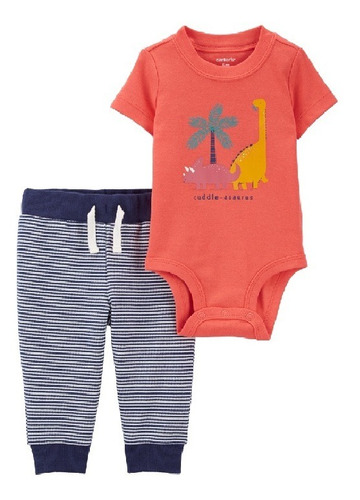 Conjunto Carters Pantalón Y Body Dinosaurios 1n051710 Ub