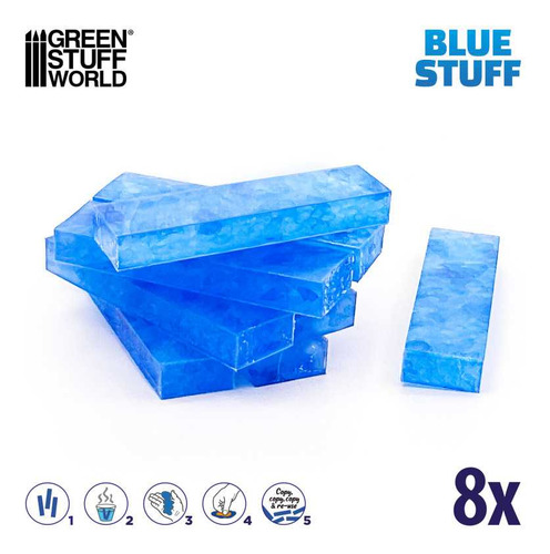 Masilla Para Moldes Reutilizable Blue Stuff Green Stuff Kit