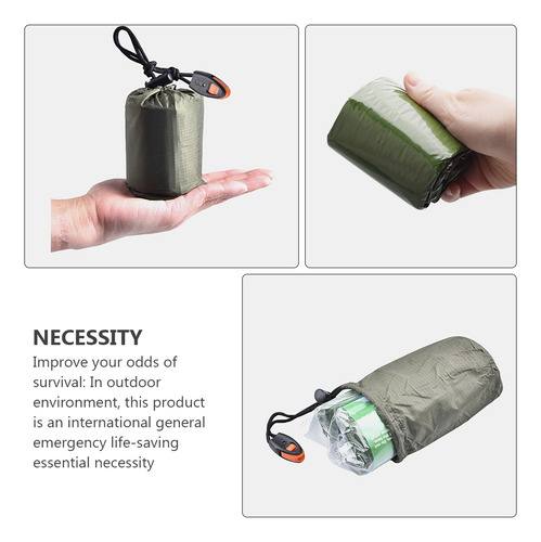 Saco De Dormir De Emergencia Con Película De Aluminio, Alfom