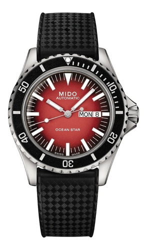 Reloj De Buceo Mido Ocean Star Tribute Red Gradient M026.830