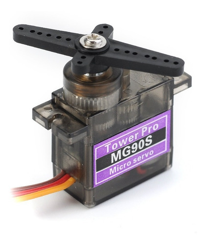 Pack 10pcs Mini Servo Motor 9g Engranaje Metálico Mg90s