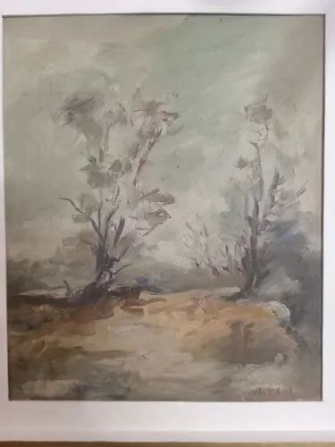 Cuadro Al Óleo Firmado Dante Cola, Mide 61x71cm. (Usado)