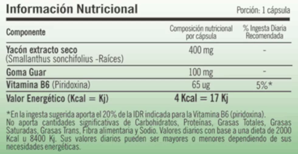 Free Diet Yacón. Promo 15 % Off Adelgazante A Base De Yacón