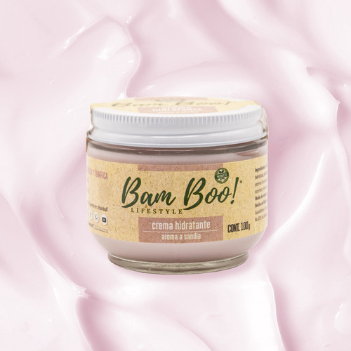 Imagen 2 de 8 de Crema Hidratante Sandía Para Cara Y Cuerpo 100g Bam Boo!