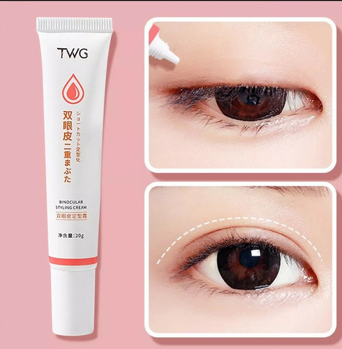 X2 Uds Crema Adhesiva Transparente Modela Párpados Caídos