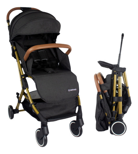 Coche Para Bebé Compacto Bebesit Sprint Flex- Gold Chasis Negro