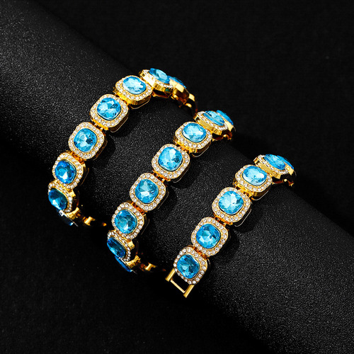 Renqing Zinc Alloy Rhinestone Necklace 51cm Silver