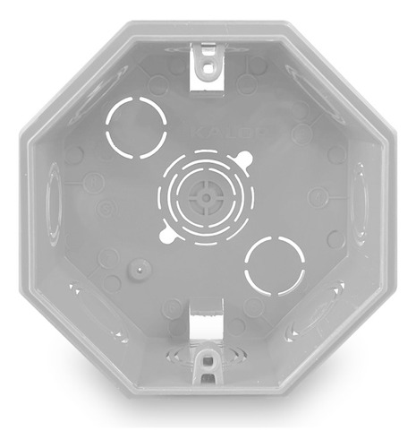 Caja De Luz Pvc Embutir Octogonal Grande Kalop Pack X 5