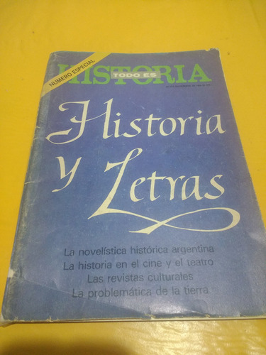 Revista Todo Es Historia Y Letras 1984 Nro 212