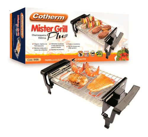 Churrasqueira Elétrica Cotherm 1100w Mister Grill Plus