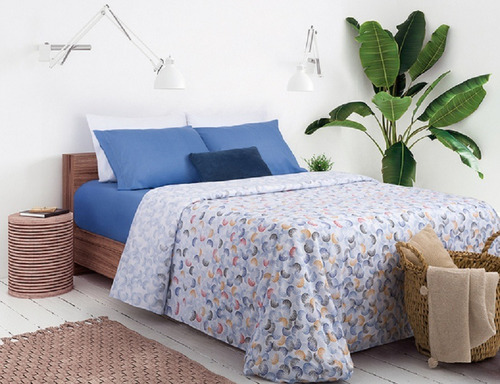 Imagen 7 de 10 de Combo Suavestar Colchon+sommier+acolchado+sabana+2 Almohadas