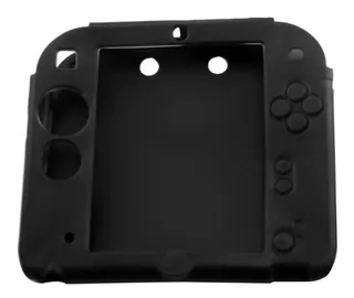 Funda Silicon Compatible Con Nintendo 2ds ( Negra )