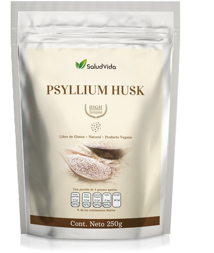 Imagen 1 de 3 de Psyllium Husk 250g Premium