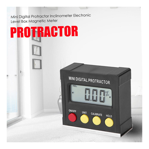 A Horizontal Angle Meter Protractor Inclinometer