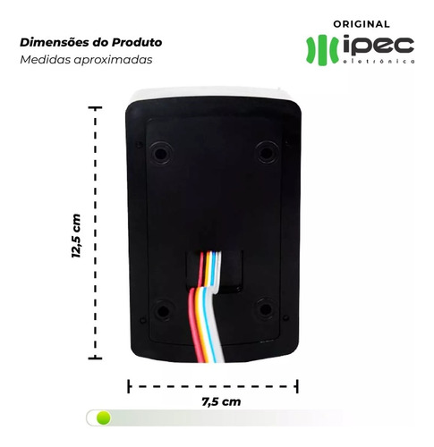 Alarme De Porta Ou Janela Aberta Com Sirene Ipec Com Fio