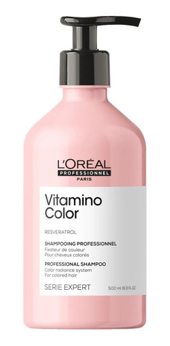 Shampoo Vitamino Para Protección Color Loreal 500ml 