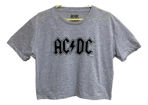 Crop Top Ac/dc - Original Y Nueva